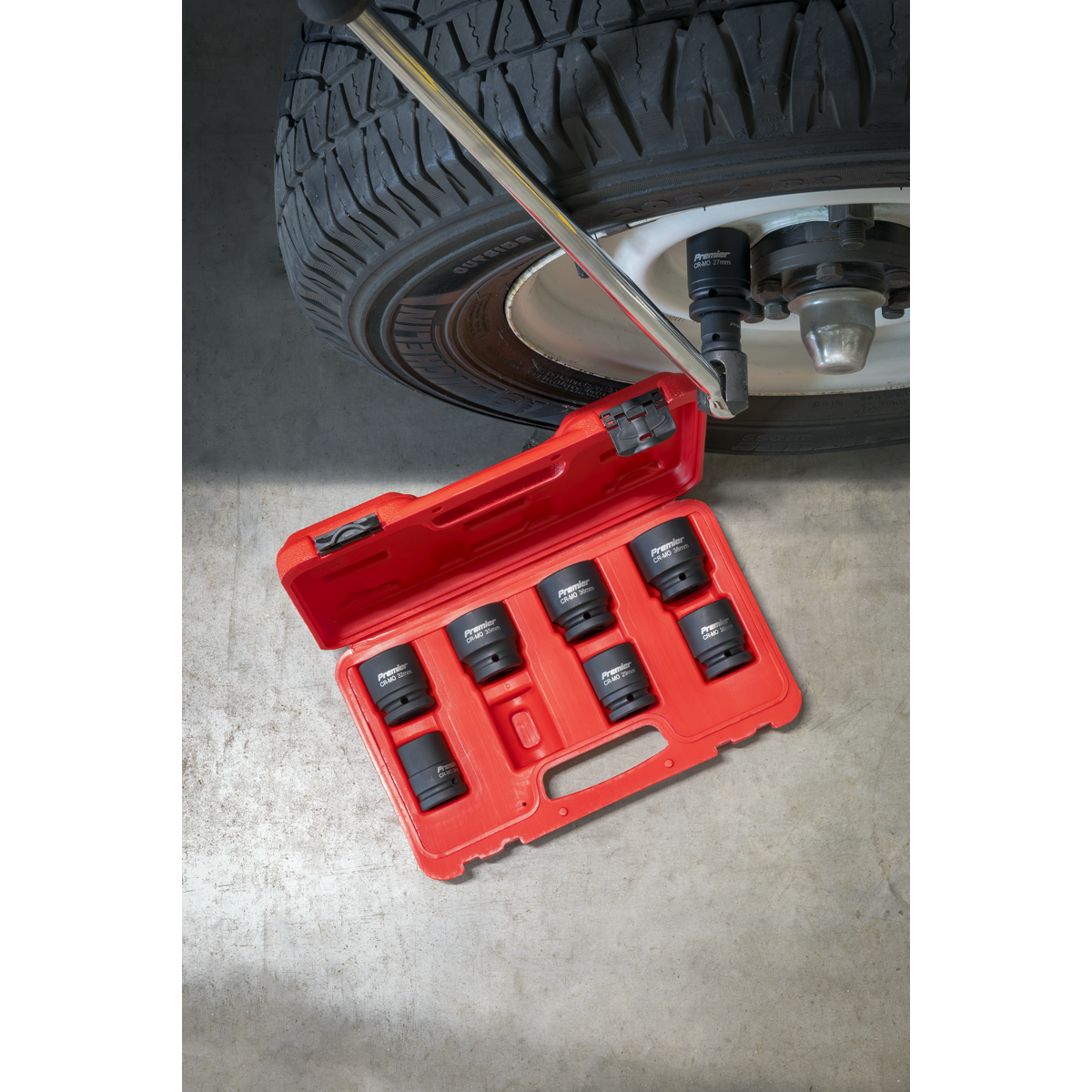Premier Impact Socket Set 3/4"Sq Drive 8pc