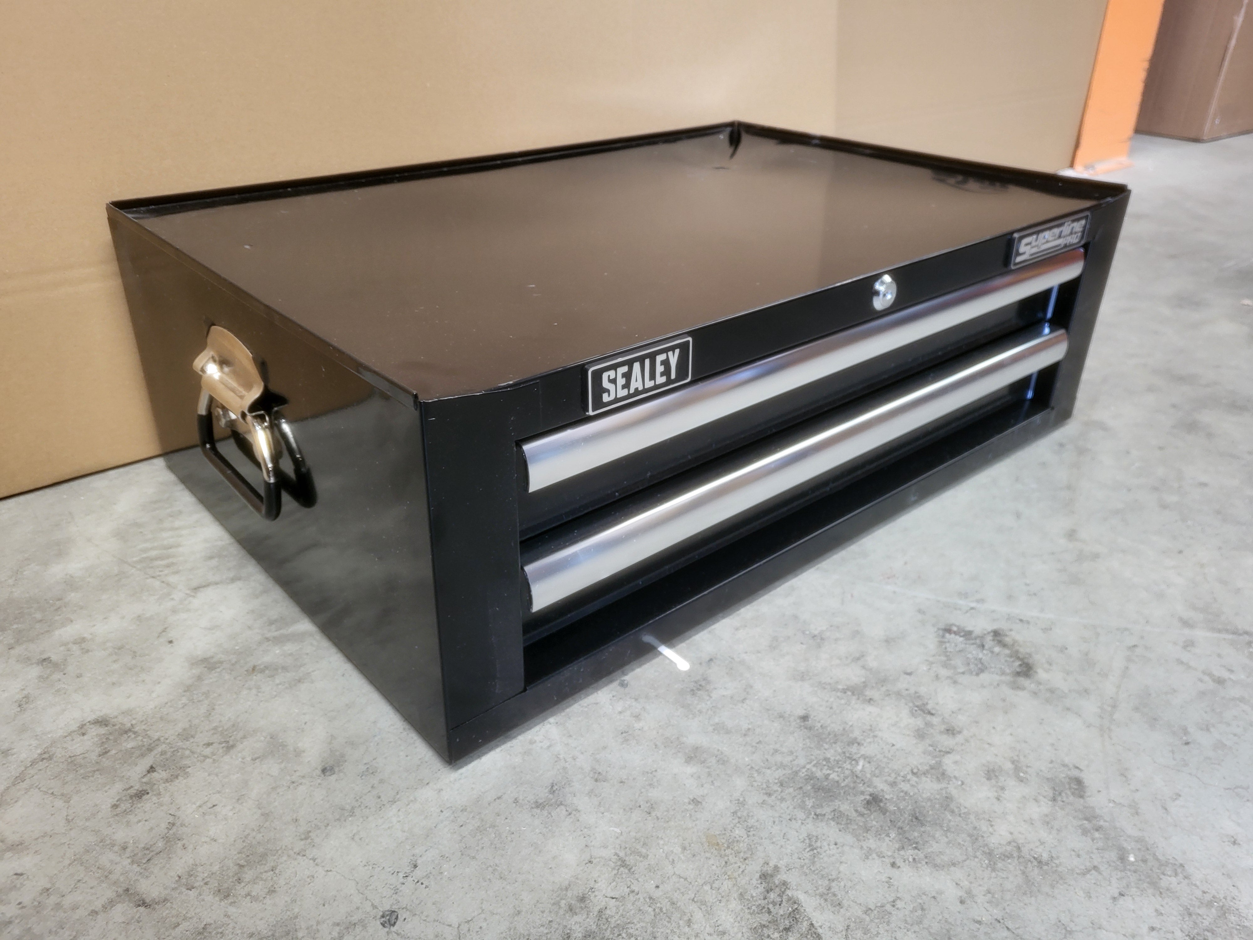 Sealey 2 Drawer Mid-Box with Ball-Bearing Slides - Black - C