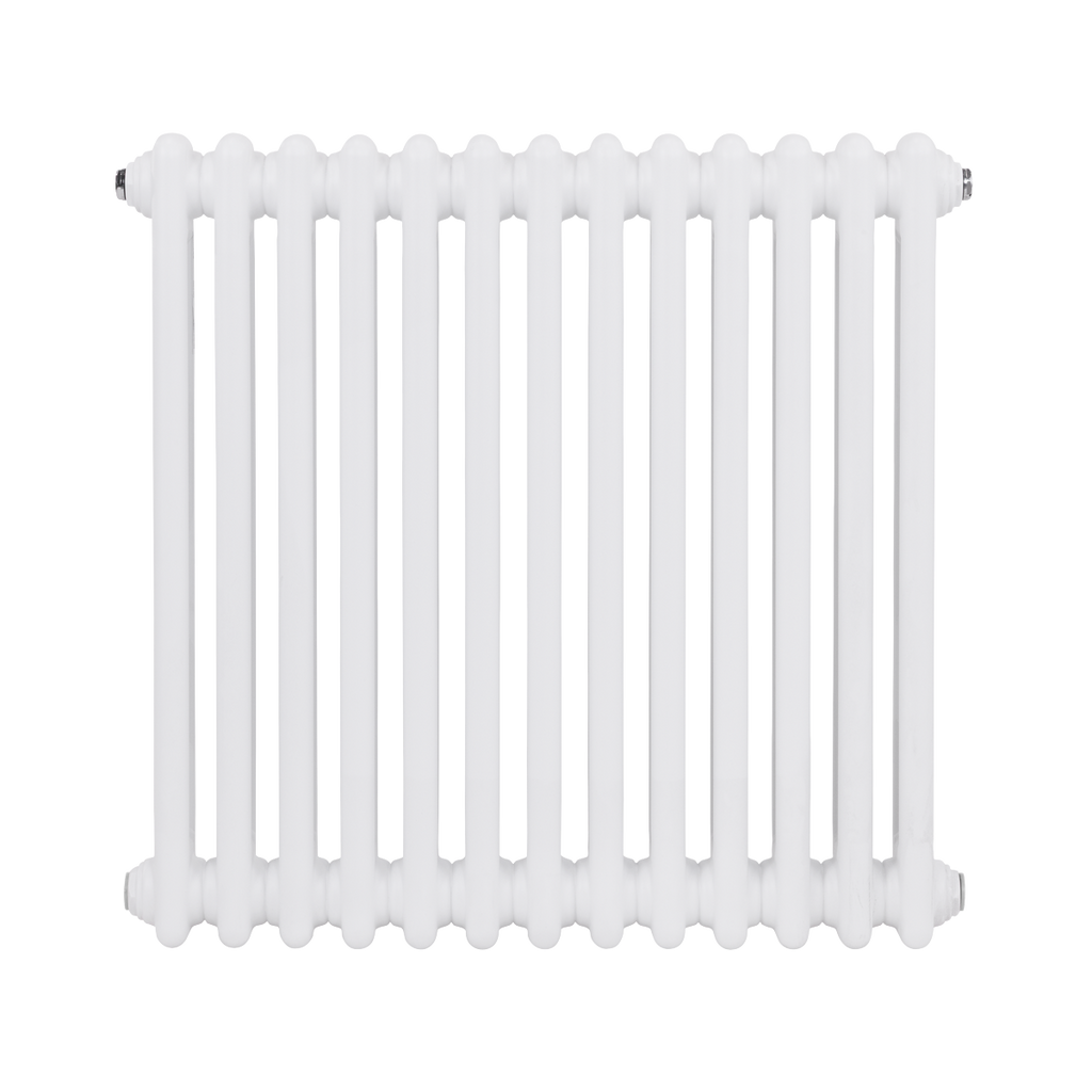 Baridi Horizontal Traditional 2 Column Radiator 600 x 607mm – White