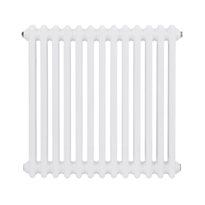 Baridi Horizontal Traditional 2 Column Radiator 600 x 607mm – White