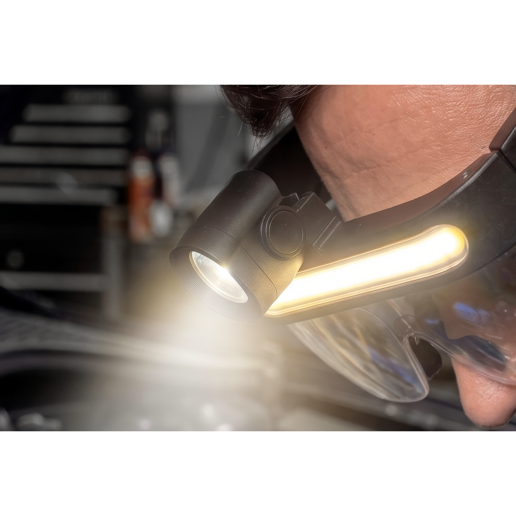 Rechargeable LED Head Torch 500lm with Removable Lens (HT112R)