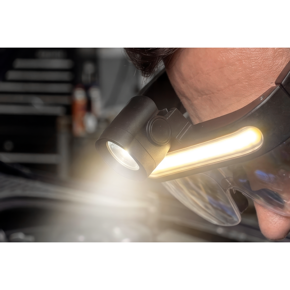 Rechargeable LED Head Torch 500lm with Removable Lens (HT112R)