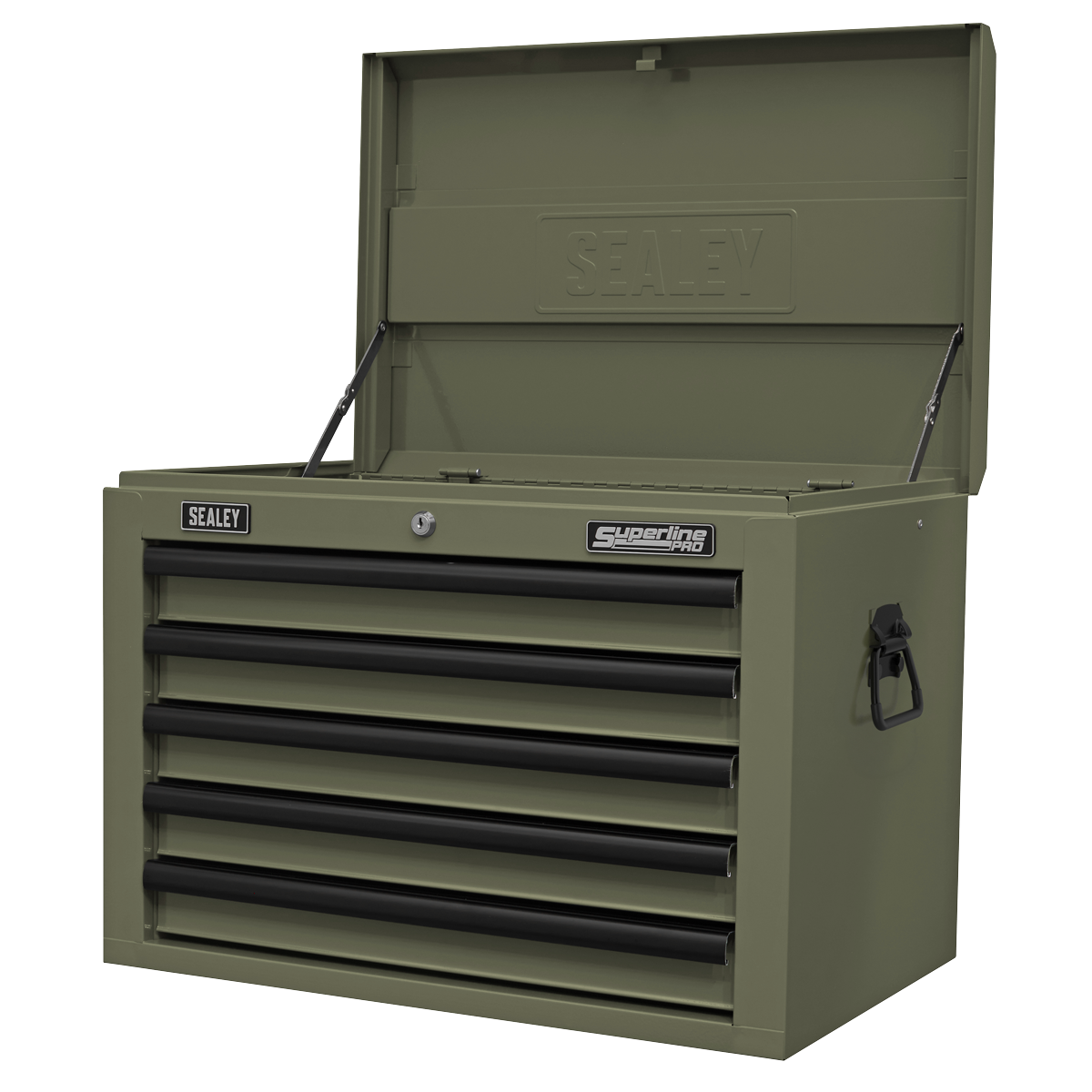 Superline PRO® Heavy-Duty Topchest 5 Drawer - Khaki