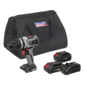 Premier SV20 13mm Brushless Combi Drill Kit, Euro Plug (CP20VDDXKITEU)