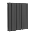 Baridi Horizontal Radiator Contemporary Double Flat Panel Design 600 x 560mm – Anthracite