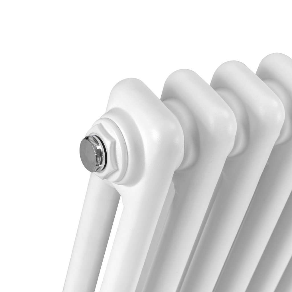 Baridi Horizontal Traditional 2 Column Radiator 600 x 1147mm – White