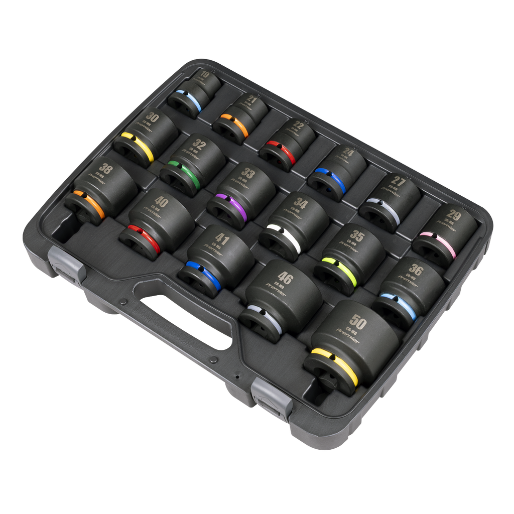 Premier Impact Socket Set 3/4"Sq Drive 17pc