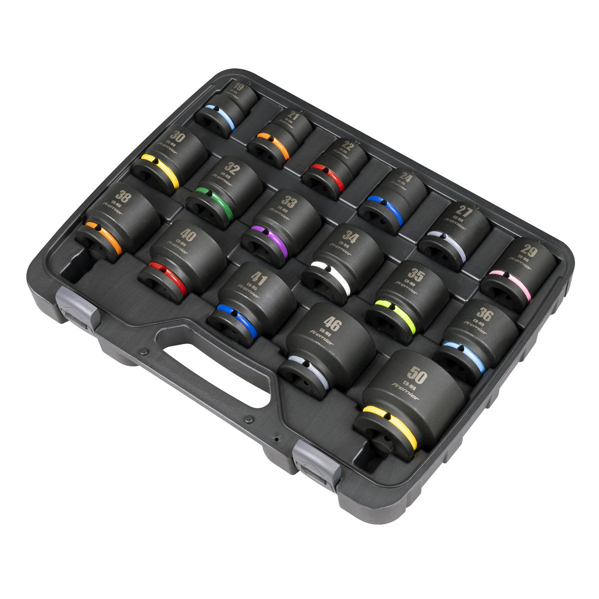 Premier Impact Socket Set 3/4"Sq Drive 17pc