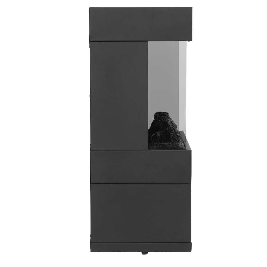 Baridi Electric Stove Heater with Wood Storage 1800W (DH122)