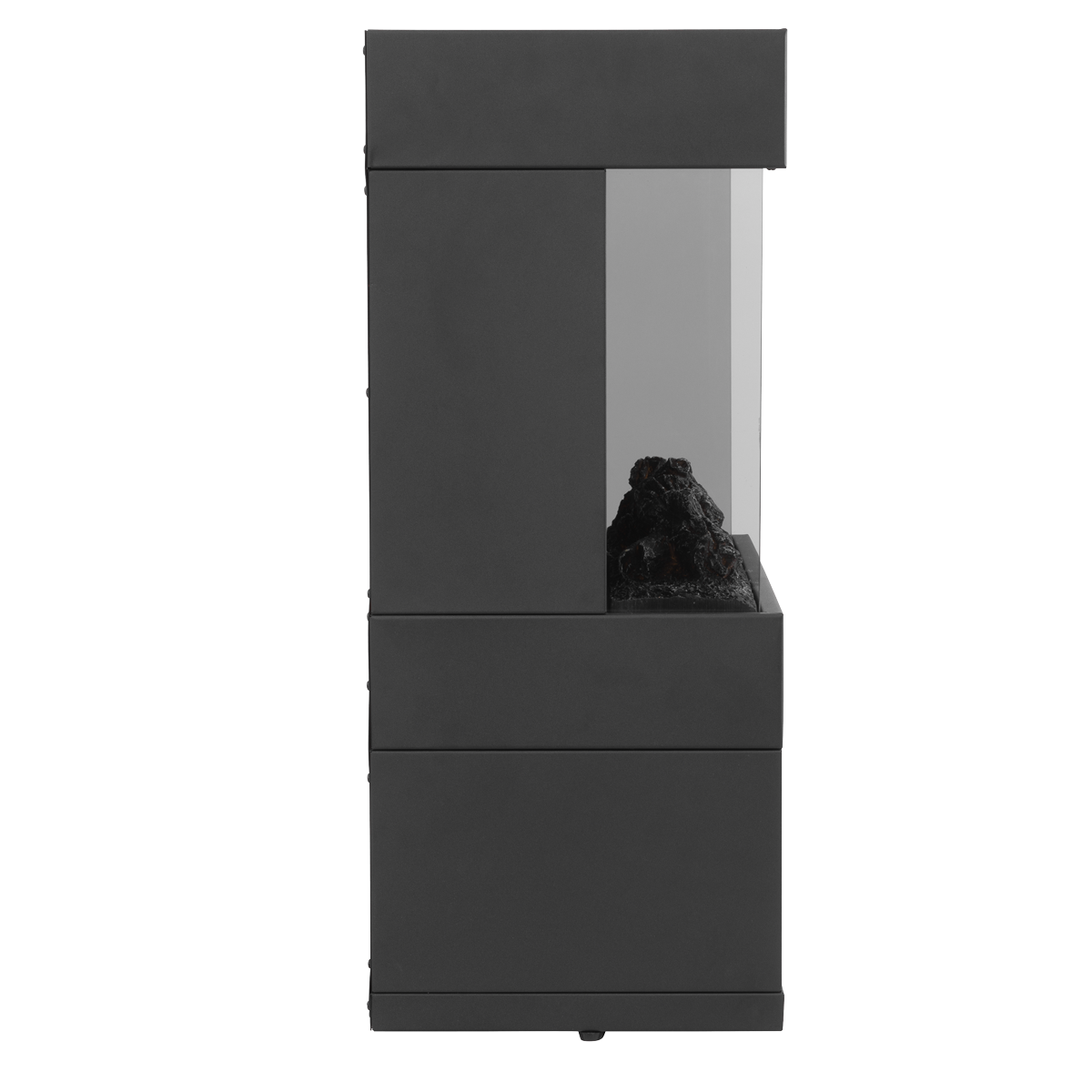 Baridi Electric Stove Heater with Wood Storage 1800W (DH122)