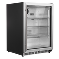 Baridi Outdoor Drinks Fridge with Triple Glazed Door & Lock 150L Stainless Steel (DH439)