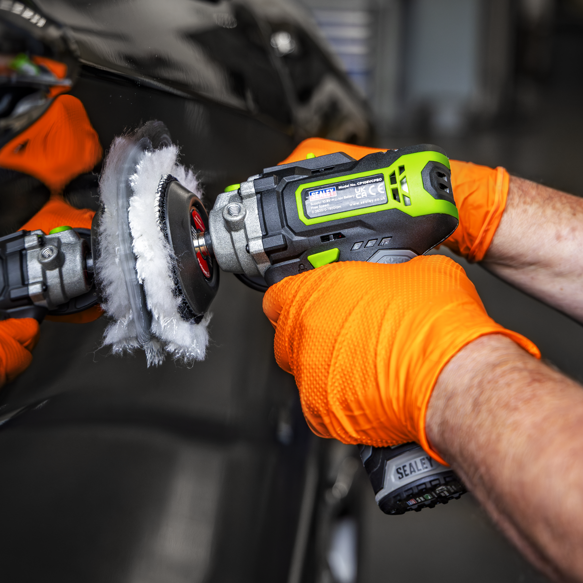 SV10.8 Series 75mm Cordless Polisher Kit, Euro Plug (CP108VCPEU)