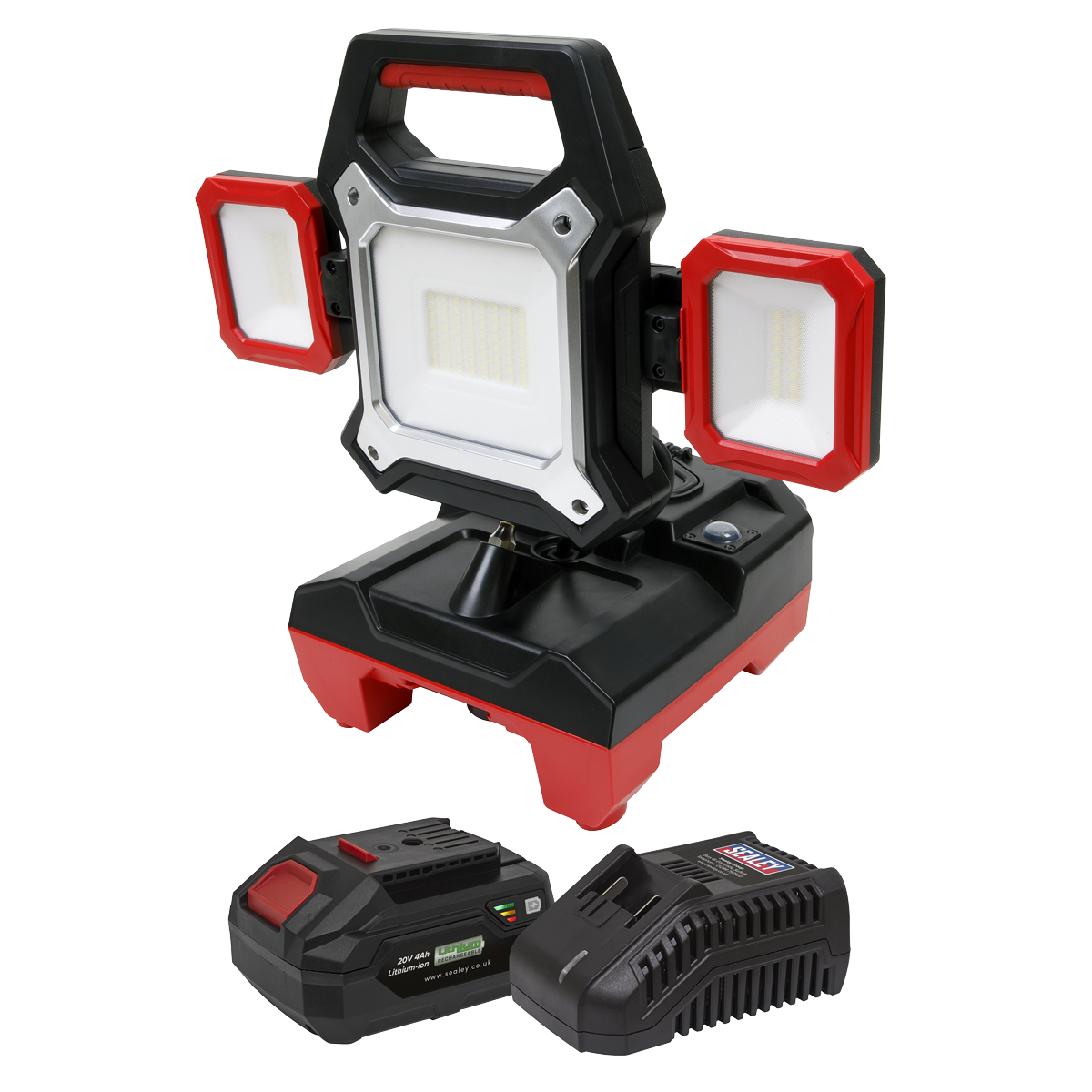 SV20 Series 2-in-1 Cordless/Corded 45W SMD LED Worklight Kit 20V 4Ah
