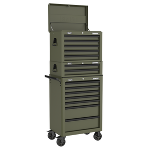 Superline PRO® Heavy-Duty Topchest 5 Drawer - Khaki