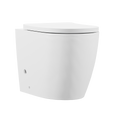 Back-to-Wall Toilet with Soft Close Seat & Rimless Flush – White