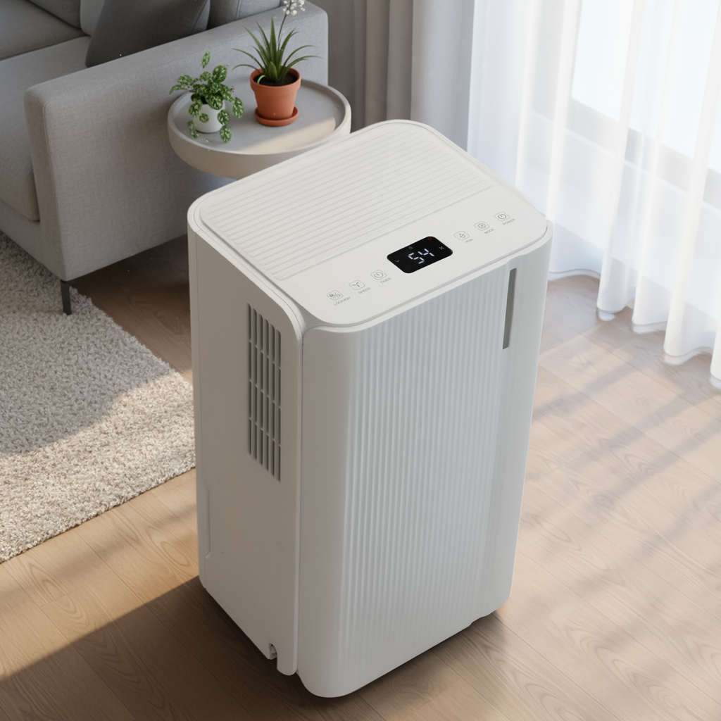 Baridi Dehumidifier with Digital Display & 24hr Timer 12L - White