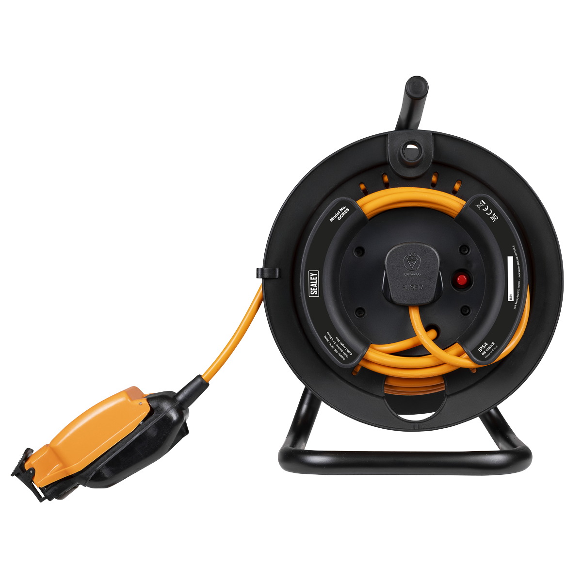 Weatherproof In-Line Socket Reel 25m IP54 (GCR25)