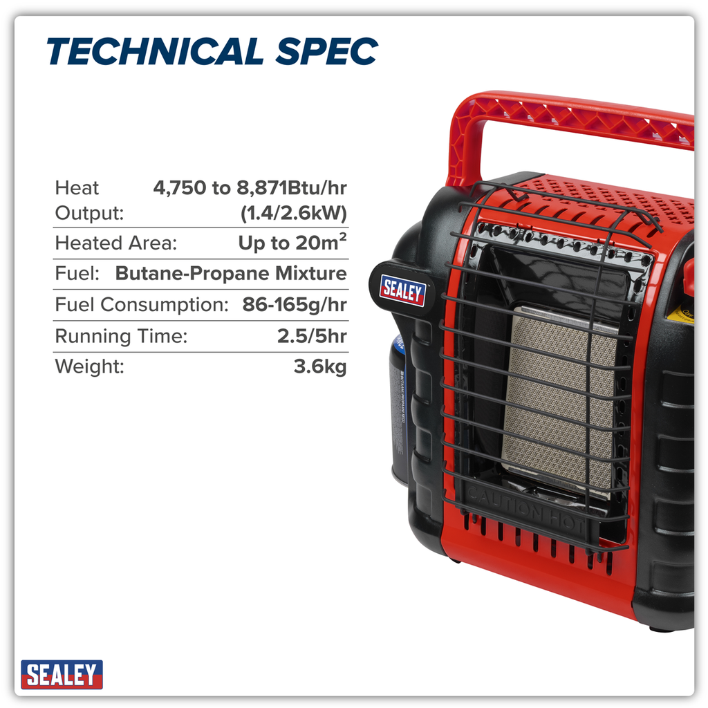 Space Warmer® Portable Propane Heater 8871Btu (LP12)