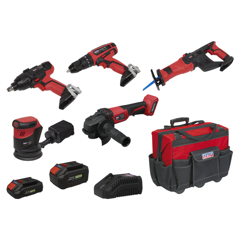 SV20 Series 5-Tool Cordless Power Tool Kit, Euro Plug (CP20VCOMBO2EU)
