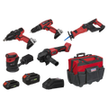 SV20 Series 5-Tool Cordless Power Tool Kit, Euro Plug (CP20VCOMBO2EU)