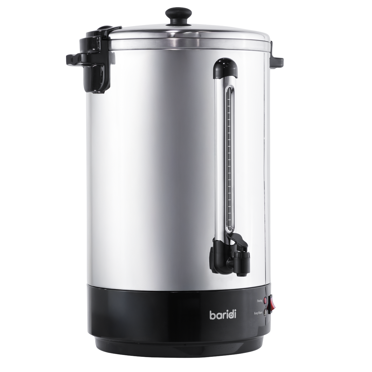Baridi Hot Water Boiler, Tea Urn 30L Capacity - Stainless Steel