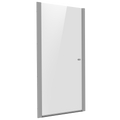 Pivot Shower Door 800 x 1850mm, 6mm Tempered Glass, Reversible - Chrome