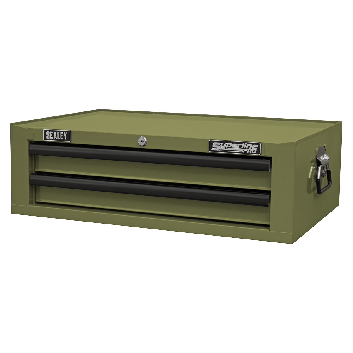 Superline PRO® Mid-Box Tool Chest 2 Drawer - Khaki