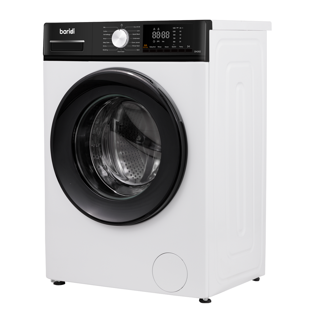 8kg Washing Machine, Front Loading, 1400rpm Energy Rating A – White
