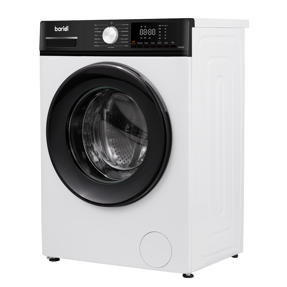 8kg Washing Machine, Front Loading, 1400rpm Energy Rating A – White