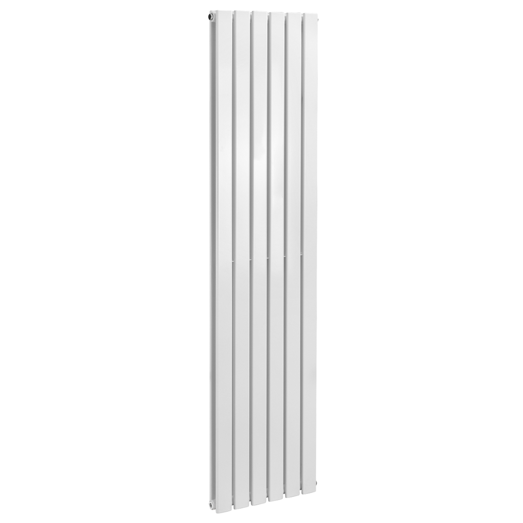 Baridi Vertical Radiator Contemporary Double Flat Panel Design 420 x 1800mm – White