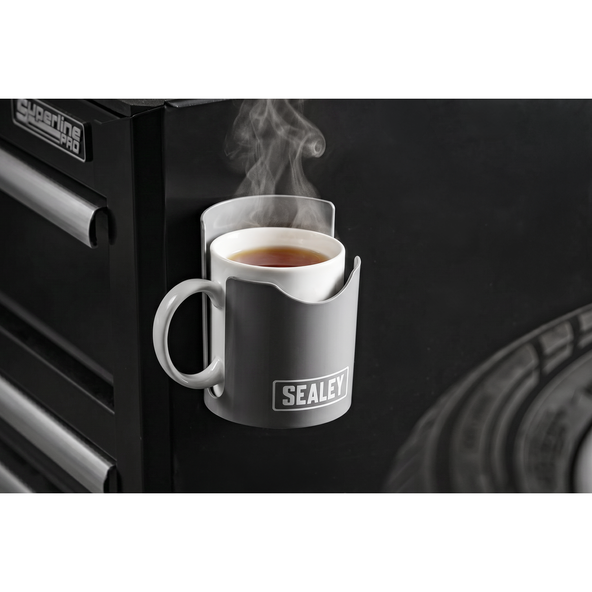 Magnetic Cup/Can Holder - Grey