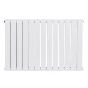 Baridi Horizontal Radiator Contemporary Double Flat Panel Design 600 x 910mm – White