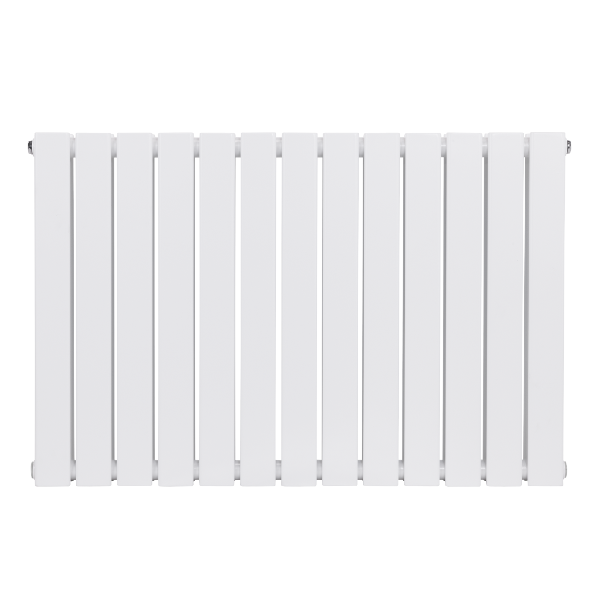 Baridi Horizontal Radiator Contemporary Double Flat Panel Design 600 x 910mm – White