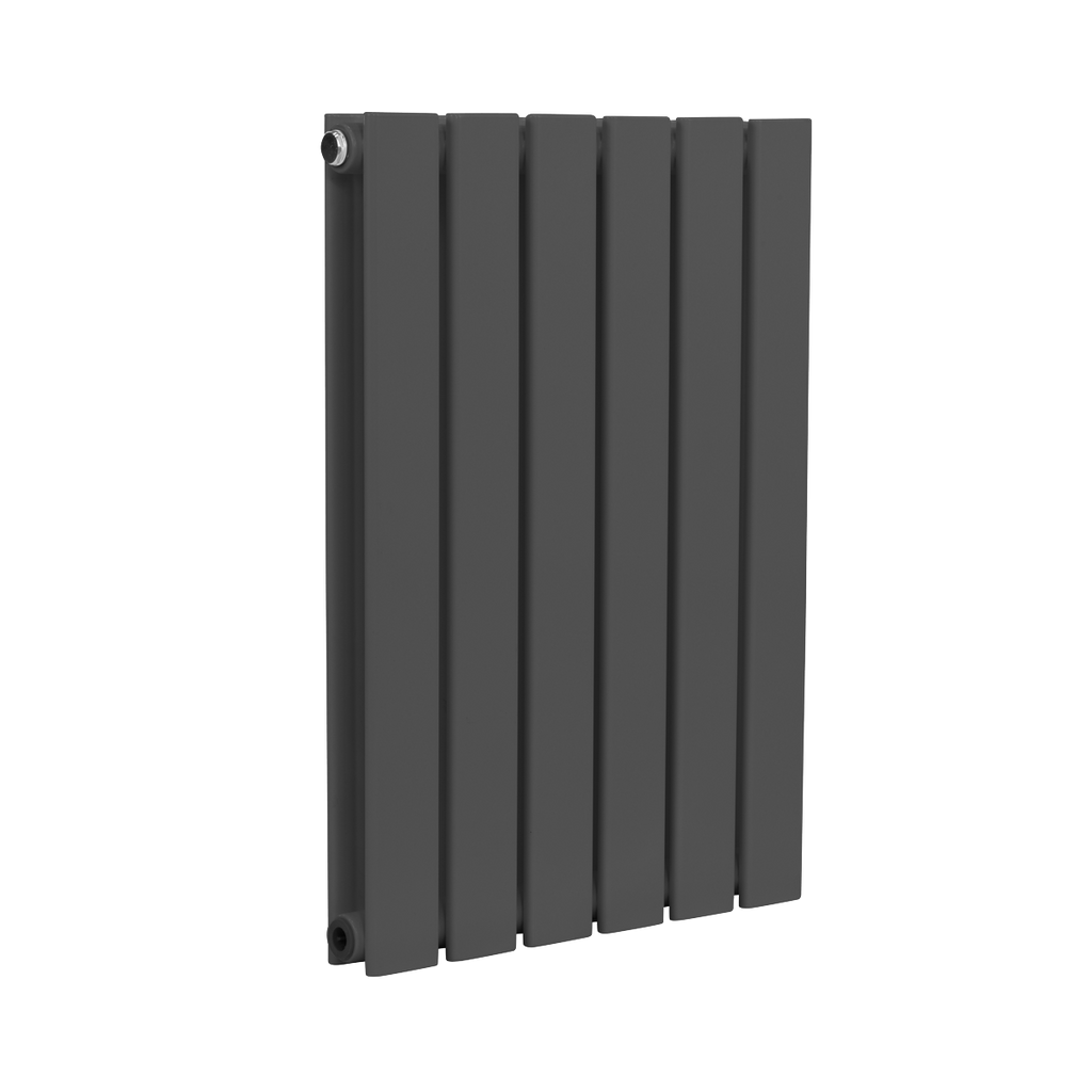 Baridi Horizontal Radiator Contemporary Double Flat Panel Design 420 x 600mm – Anthracite