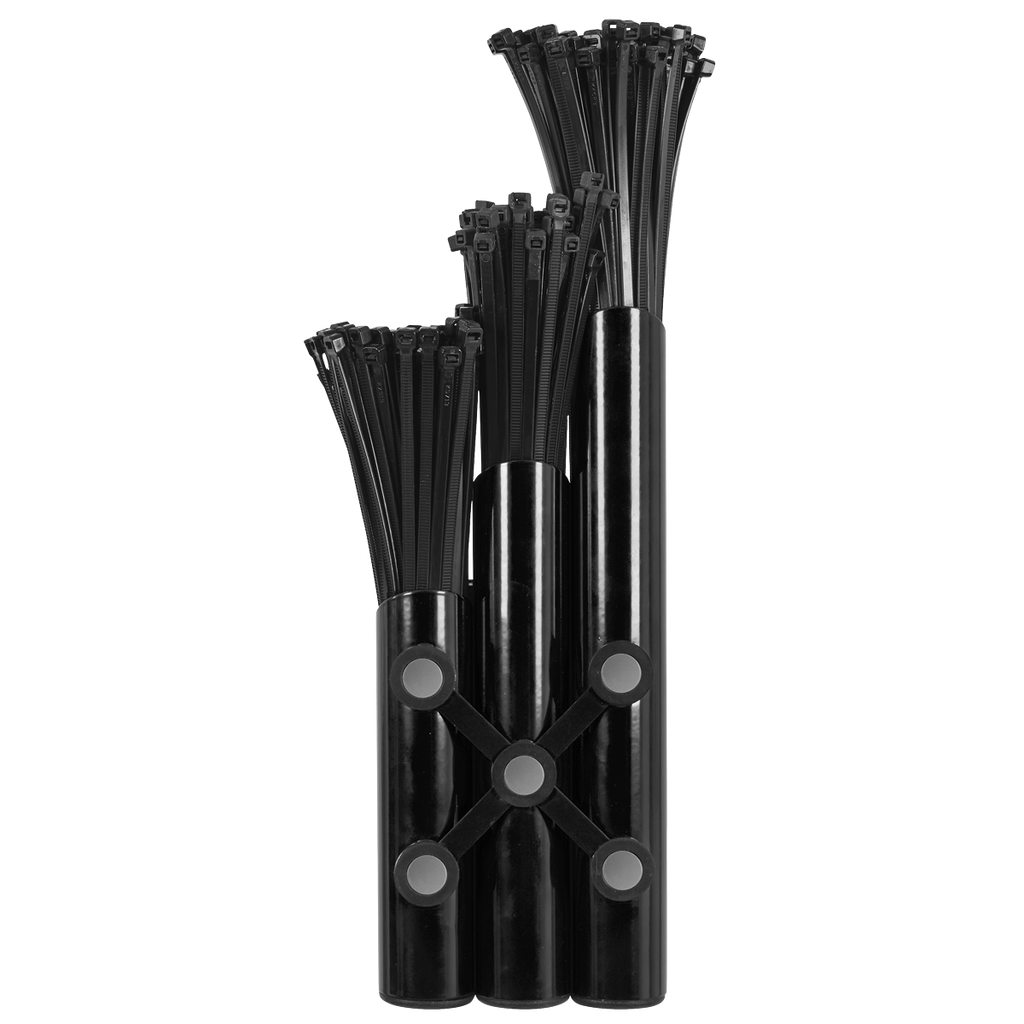 Large Magnetic Cable Tie Holder - Black