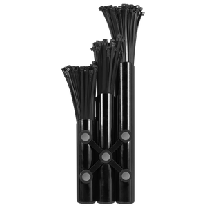 Large Magnetic Cable Tie Holder - Black