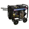 5000W Diesel Welder Generator 4-Stroke Engine 110/230V