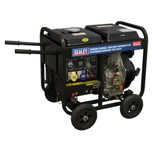 5000W Diesel Welder Generator 4-Stroke Engine 110/230V