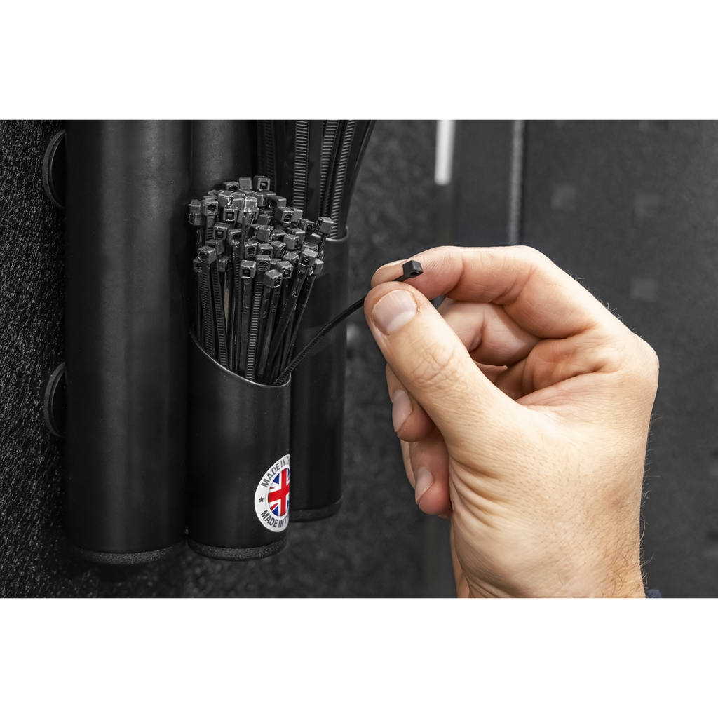 Large Magnetic Cable Tie Holder - Black