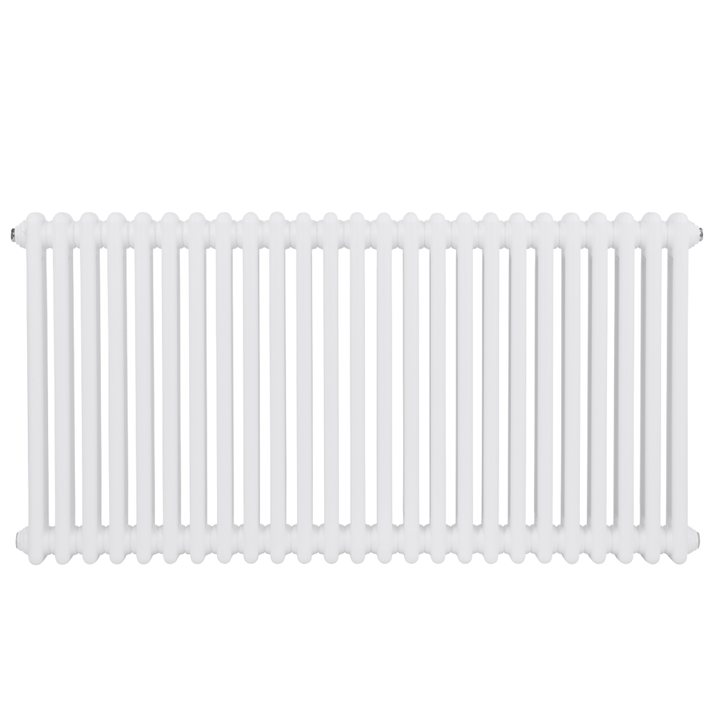 Baridi Horizontal Traditional 2 Column Radiator 600 x 1147mm – White