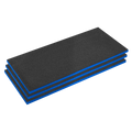 Easy Peel Shadow Foam® 1200 x 550 x 30mm Blue, 3 Pack (SFPK30B)