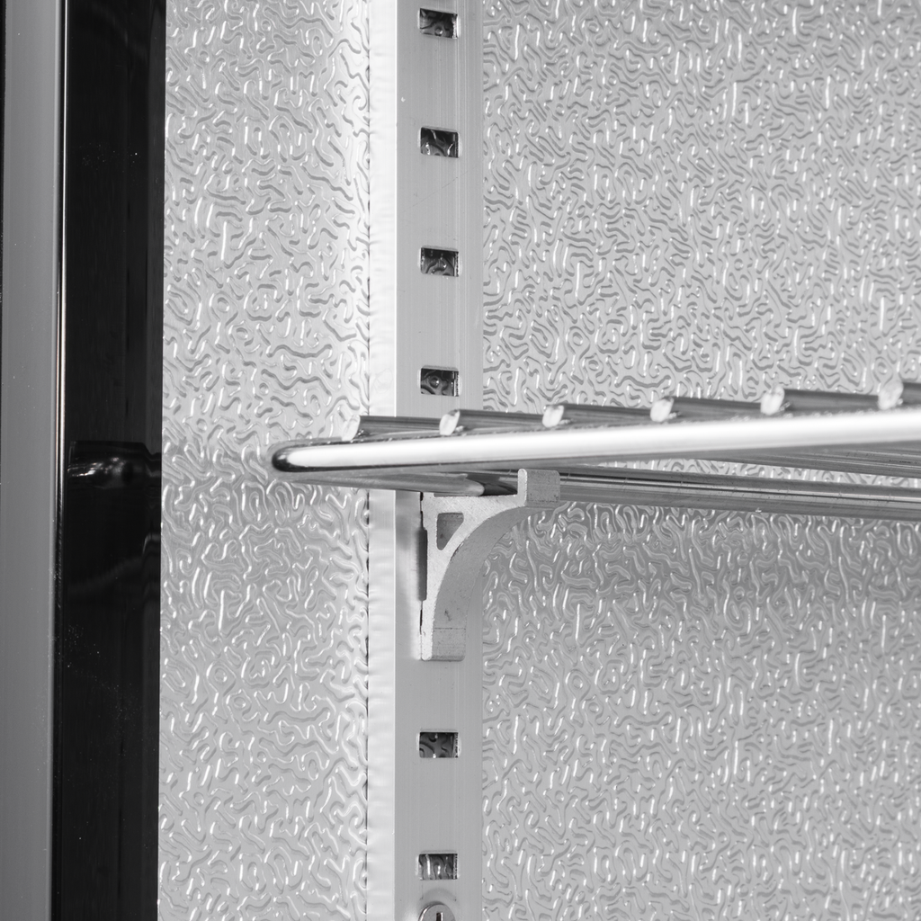 Baridi Outdoor Drinks Fridge with Triple Glazed Door & Lock 150L Stainless Steel (DH439)