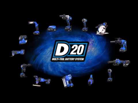 The Draper D20 cordless power tool range