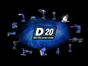 The Draper D20 cordless power tool range