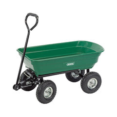 Draper 58553 Mobile Garden Trolley Tipper Cart 75L 200kg