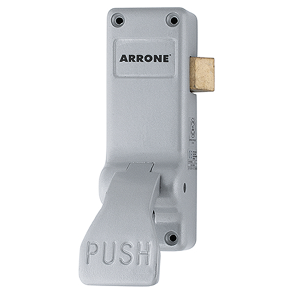 Hoppe AR883-SE ARRONE Single Push Pad, Silver