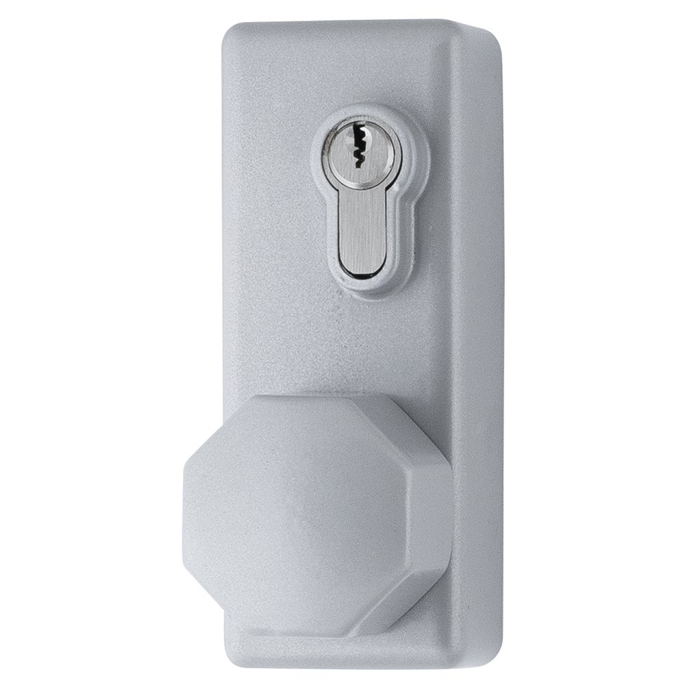 Hoppe AR885K ARRONE Hexagon Outdoor Access Device, Silver