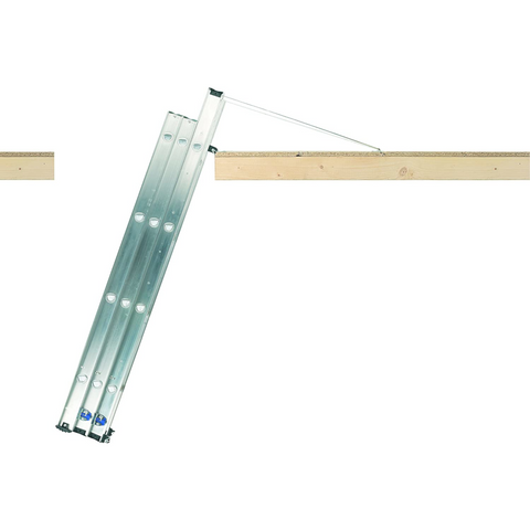 Abru 3-Section Aluminium Loft Ladder 2.13m - 3m