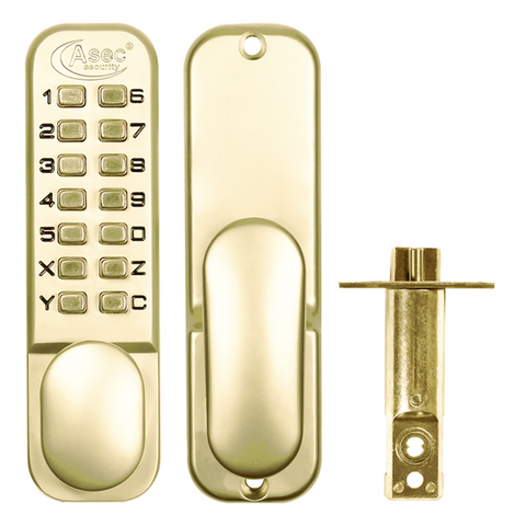 Asec Mechanical Push Button Digital Code Lock
