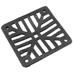 Black Cast Iron Square Gully Grid Man Hole Grate Drain Cover